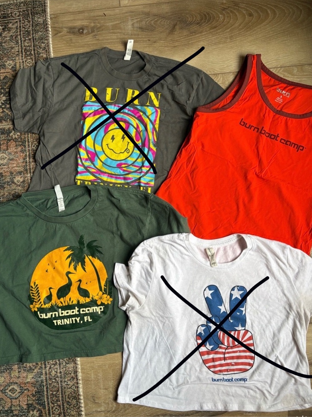 Burn Boot Camp shirts Bundle